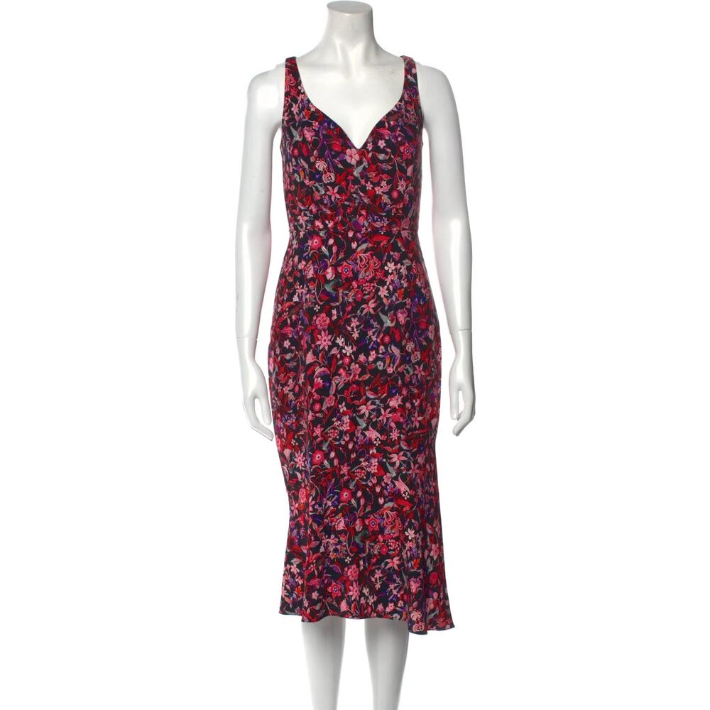 Elie Tahari Silk-Blend Floral Trumpet Dress - Size 6 - NWOT